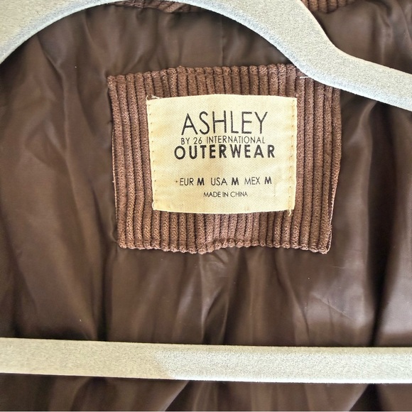 Ashley By 26 International Brown Corduroy Jacket - Picture 8 of 8